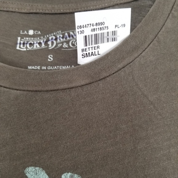 NWT Lucky brand tshirt size small - Picture 2 of 2